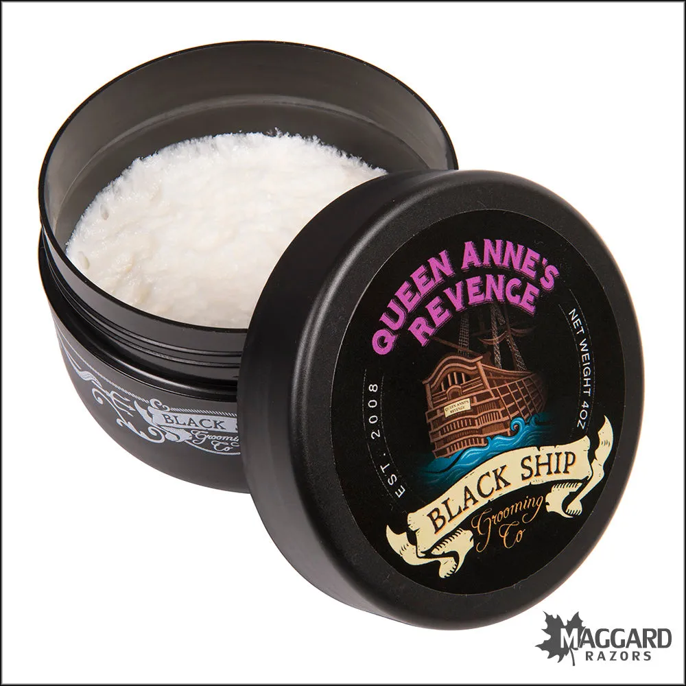 Black Ship Grooming Co. Queen Anne's Revenge Shaving Soap, 4oz
